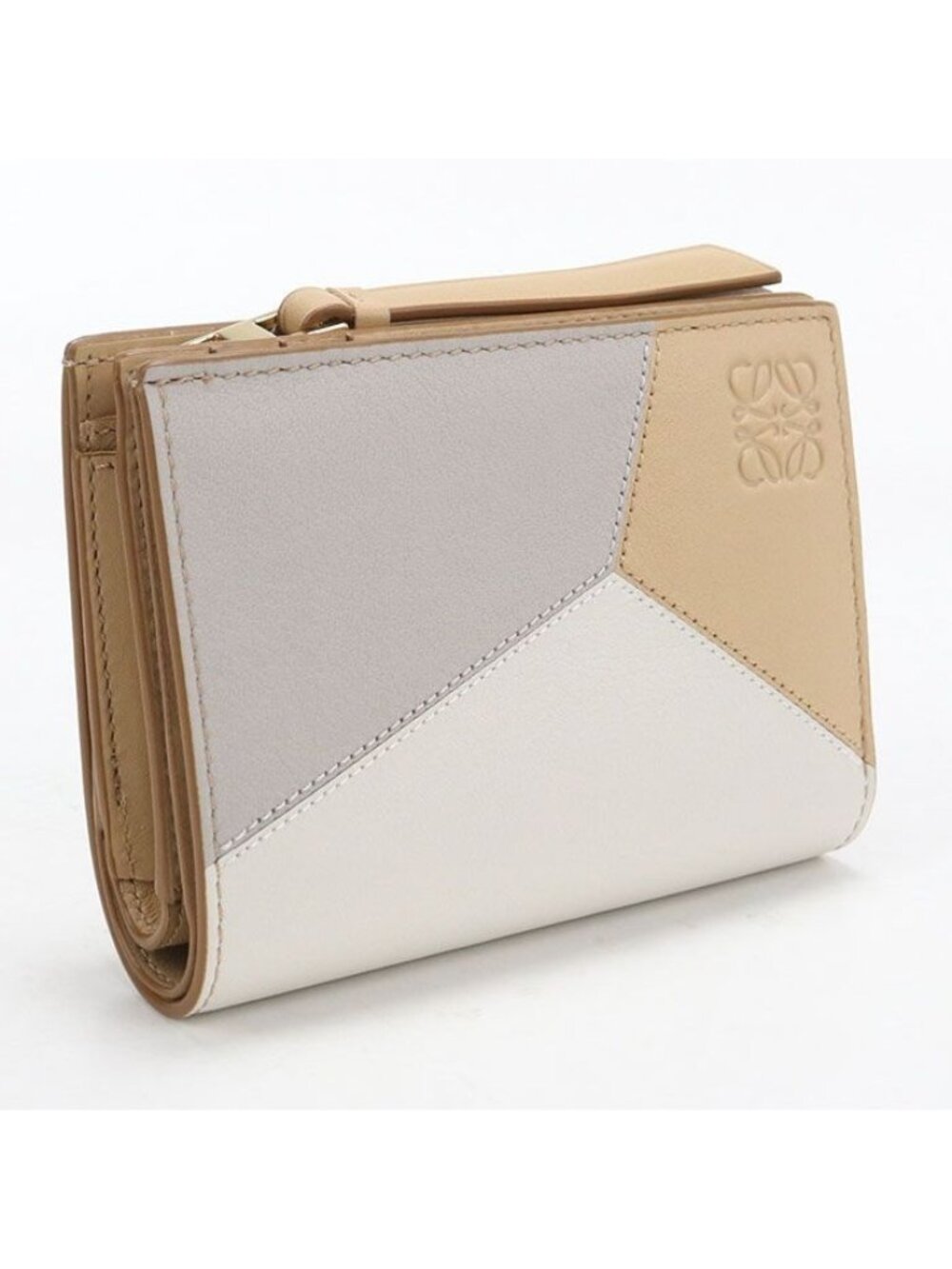 Loewe Compact Wallet Puzzle Bifold Calfskin
